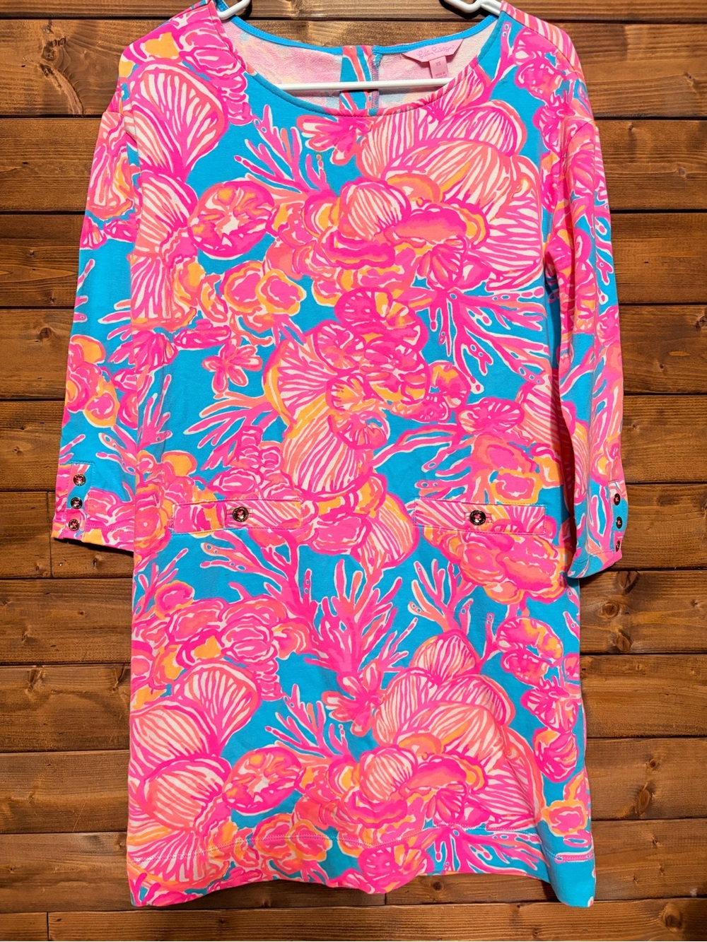 Lilly Pulitzer Lena Dress in "Sparkling Blue Fan-tastic”